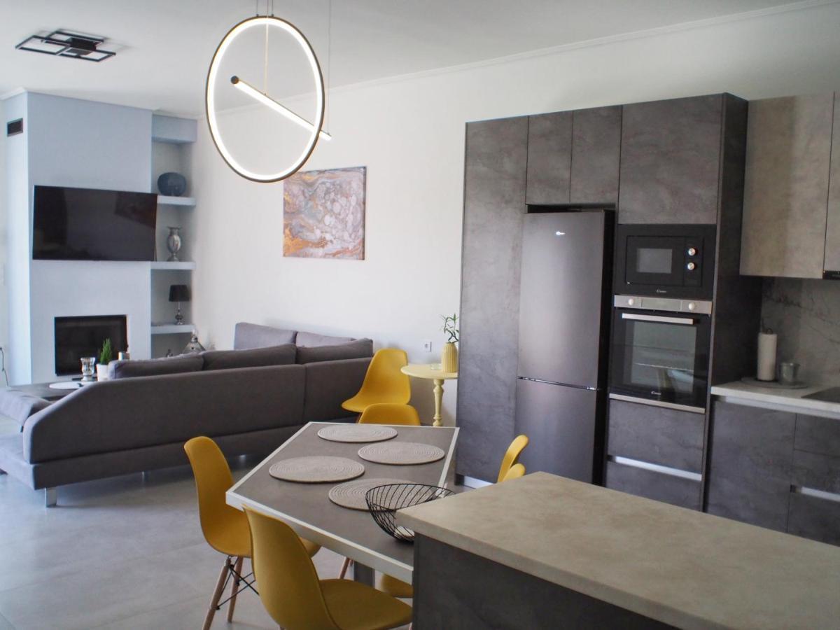 Nostos Luxury Villas With Private Pool In Nafpaktos Bagian luar foto