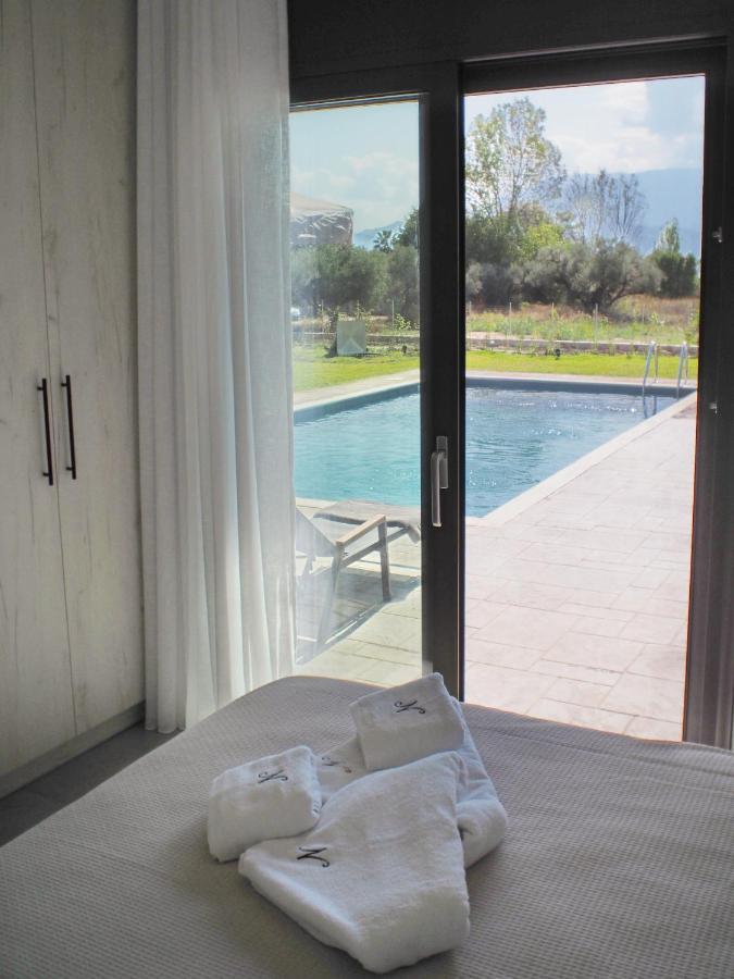 Nostos Luxury Villas With Private Pool In Nafpaktos Bagian luar foto