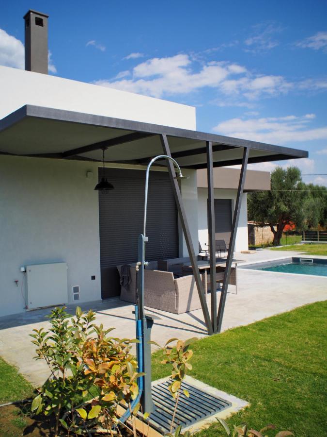 Nostos Luxury Villas With Private Pool In Nafpaktos Bagian luar foto