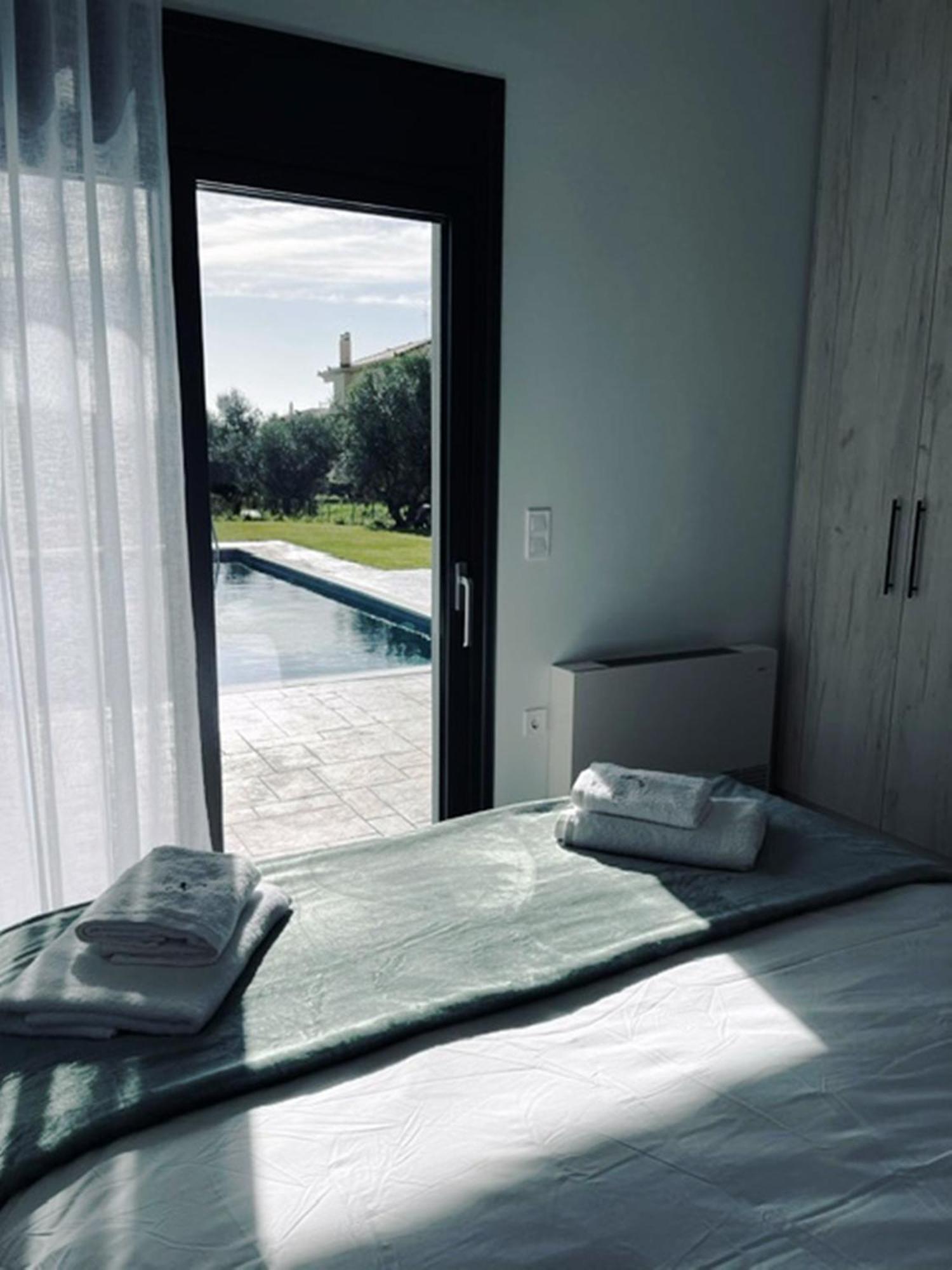 Nostos Luxury Villas With Private Pool In Nafpaktos Bagian luar foto